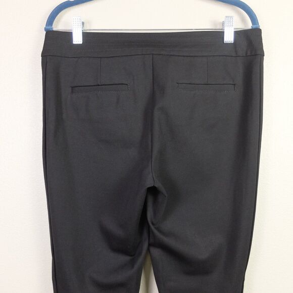 Kenar Black Straight Leg Dress Pants Size 8 - Picture 5 of 6